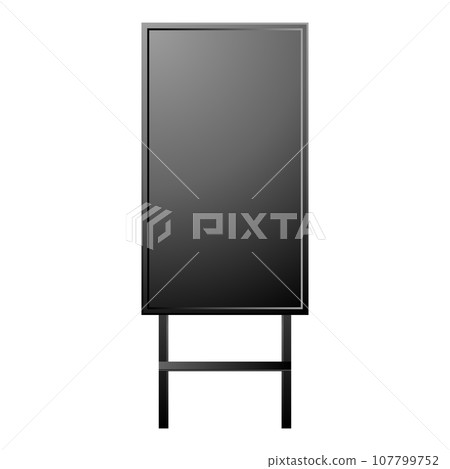 簡單插畫_數位看板、顯示器、大顯示器、大顯示器、展示架、 107799752