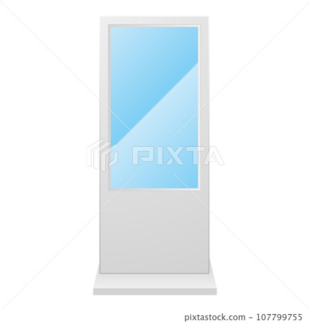 簡單插畫_數位看板、顯示器、大顯示器、大顯示器、展示架、 107799755