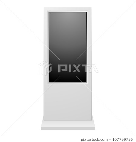 簡單插畫_數位看板、顯示器、大顯示器、大顯示器、展示架、 107799756