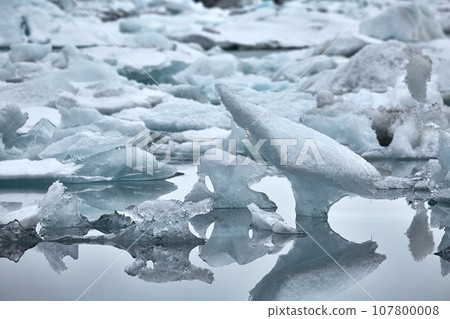 Glacial lake in Iceland 107800008
