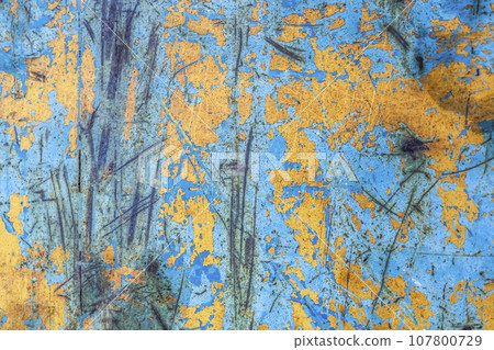 Image cut of rusty iron plate Image cut of rusty iron plate 107800729