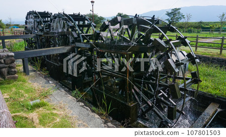 福岡縣朝倉市的三重水車 107801503