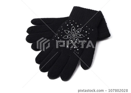 Women's winter wool gloves 107802028