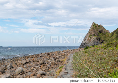被指定為糸島半島天然紀念物的芥屋大門 107802153