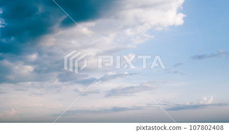 Sky and clouds atmosphere background 107802408