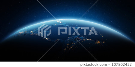 Central America city lights Central America city lights 107802432