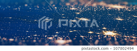 Nebraska, Iowa, Kansas city lights 107802494