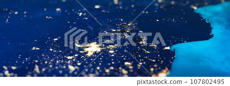 South Africa, Pretoria tilt shift panorama 107802495