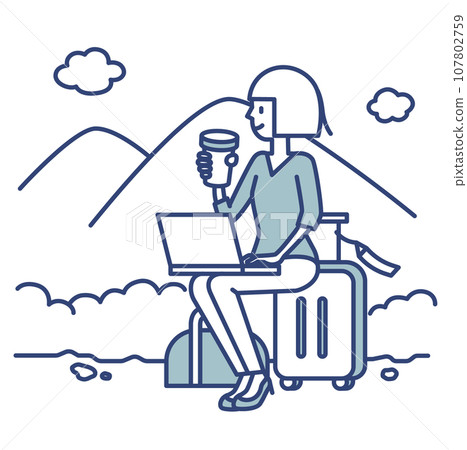 Various work styles in nature 107802759