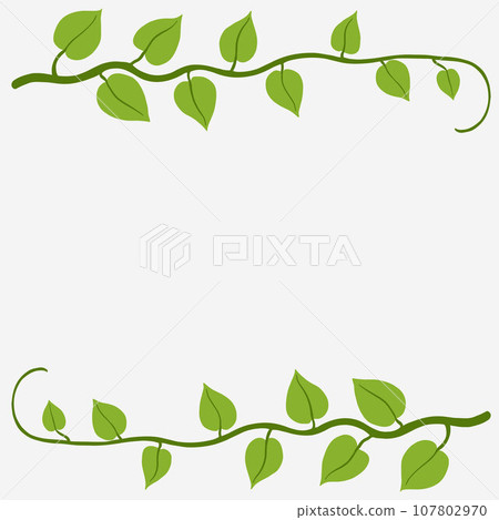 Floral ivy drawing decorative ornament flat design. 107802970