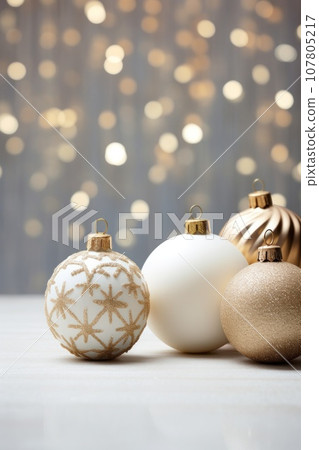 christmas decor with copy space 107805217