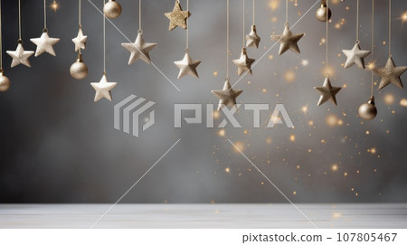 christmas decor with copy space christmas decor with copy space 107805467