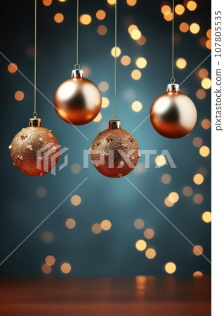 christmas decor with copy space 107805535