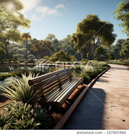 Urban green recreation area Urban green recreation area 107805966