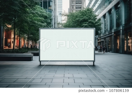 Empty billboard for advertising Empty billboard for advertising 107806139