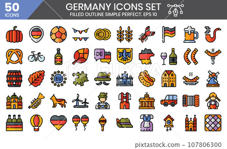 germany, german, vector 107806300