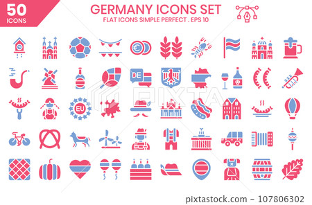 germany, hand drawn, vector 107806302