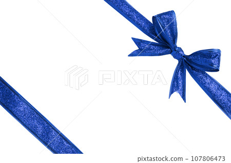 Red gift bow isolated on white background Red gift bow isolated on white background 107806473
