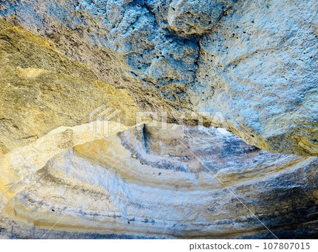 Beautiful view of Benagil Cave in Carvoeiro Algarve Portugal Beautiful view of Benagil Cave in Carvoeiro Algarve Portugal 107807015