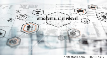 Excellence Concept. Quality Service. Business Technology Excellence Concept. Quality Service. Business Technology 107807317