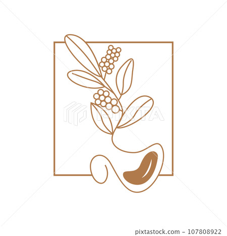 Coffee Logo, Coffee Tree Design, Cafe Drink Vector, Icon Brand Illustration Symbol Coffee Logo, Coffee Tree Design, Cafe Drink Vector, Icon Brand Illustration Symbol 107808922