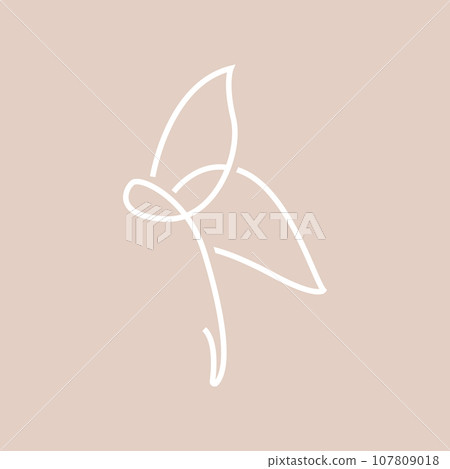 Dragonfly Logo, Flying Animal Design, Insect Vector Illustration Template 107809018