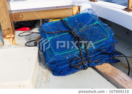 Net for raising cultured scallops Net for raising cultured scallops 107809218