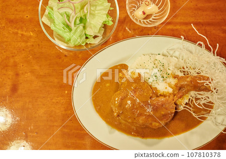 Chicken curry curry rice cafe food 107810378