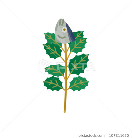 日本的習俗與活動：節分裝飾柊沙丁魚（護身符） 107811620