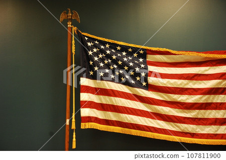 Colorful Flags closeup 107811900