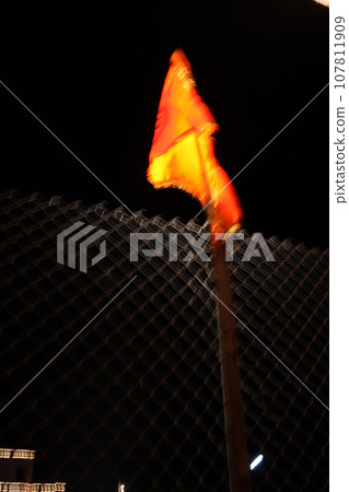 Colorful Flags closeup Colorful Flags closeup 107811909