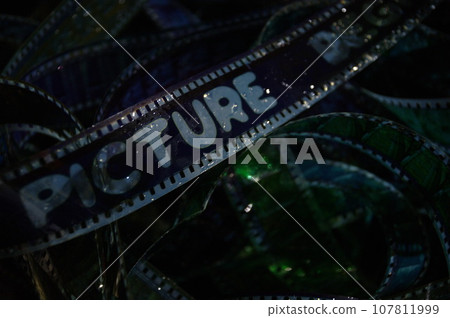 Negative Film closeup Negative Film closeup 107811999
