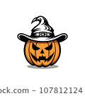 halloween pumpkin with a face halloween pumpkin with a face 107812124