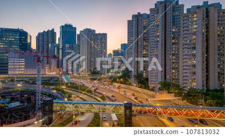 Sept 29 2023 Prince Edward Road East, the road scape hk Sept 29 2023 Prince Edward Road East, the road scape hk 107813032
