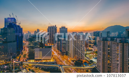 Sept 29 2023 Prince Edward Road East, the road scape hk Sept 29 2023 Prince Edward Road East, the road scape hk 107813037