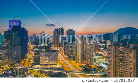 Sept 29 2023 Prince Edward Road East, the road scape hk Sept 29 2023 Prince Edward Road East, the road scape hk 107813057