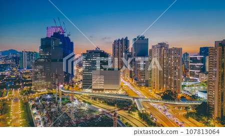 Sept 29 2023 Prince Edward Road East, the road scape hk Sept 29 2023 Prince Edward Road East, the road scape hk 107813064