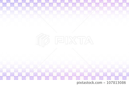 Checkered background in purple watercolor style Checkered background in purple watercolor style 107813086