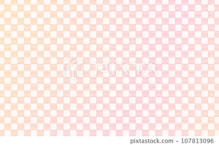 Checkered background in pink watercolor style Checkered background in pink watercolor style 107813096