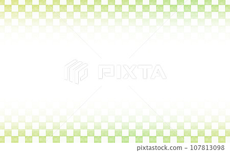 Green watercolor style checkered background Green watercolor style checkered background 107813098