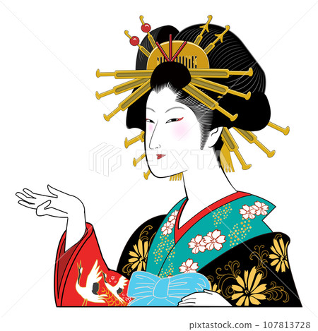Ukiyo-e beauty-guide 107813728
