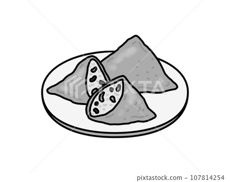 Itadaki, local cuisine, Tottori prefecture, monochrome Itadaki, local cuisine, Tottori prefecture, monochrome 107814254