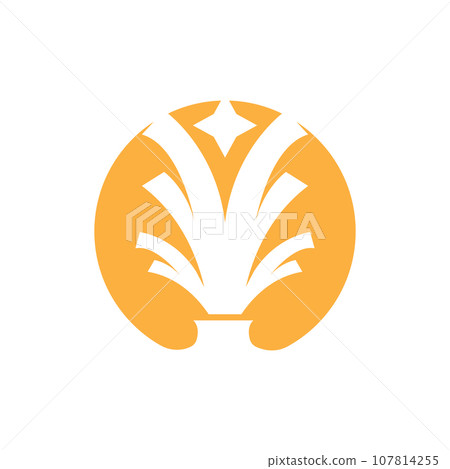 Trophy Logo, Winning Vector For Sports Tournament, Creative And Unique Illustration 107814255