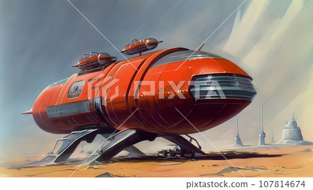 soviet sci-fi futuristic spacecraft art, neural network generated image soviet sci-fi futuristic spacecraft art, neural network generated image 107814674