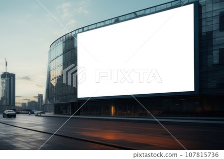 A large billboard in the middle of the city. Generaivr AI A large billboard in the middle of the city. Generaivr AI 107815736