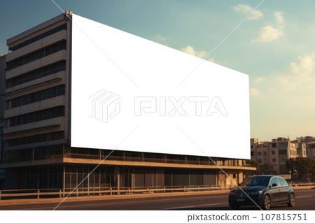 A large billboard in the middle of the city. Generaivr AI A large billboard in the middle of the city. Generaivr AI 107815751