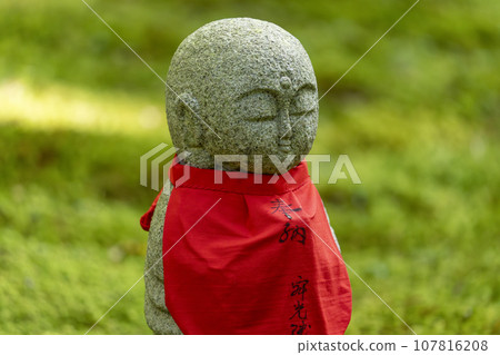 站在寂光院苔蘚花園裡的地藏菩薩(京都府京都市左京區大原) 站在寂光院苔蘚花園裡的地藏菩薩(京都府京都市左京區大原) 107816208