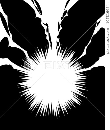 被閃電擊中的震撼場景漫畫背景素材(無人) 被閃電擊中的震撼場景漫畫背景素材(無人) 107816624