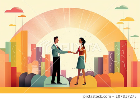 Business partnership gesture, Making handshake deal Business partnership gesture, Making handshake deal 107817273