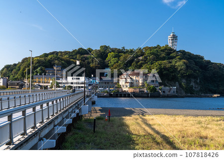 [神奈川縣] 江之島入口，清晨 107818426